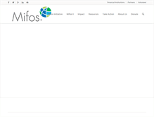 Tablet Screenshot of mifos.org